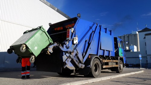 Grab hire container delivered to a Tottenham property