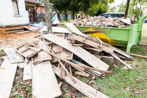 Commercial skip placed in Tottenham for business waste disposal